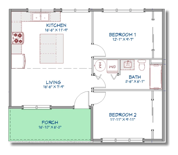 Big Lucy floor plan drawing
