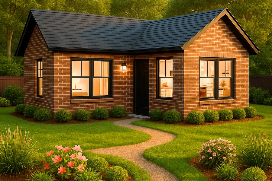 Little Lucy — 475 sq ft one-bedroom home exterior rendering