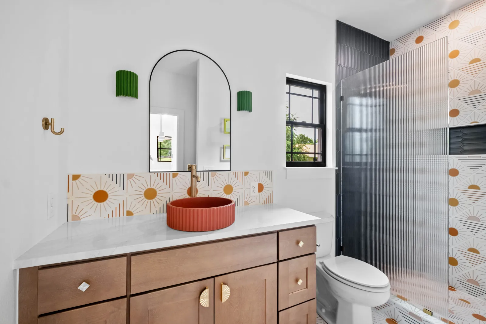 Custom home bathroom by Evergreen Builders in Northwest Arkansas